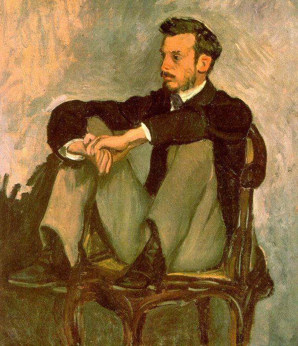 Frederic Bazille Portrait of Renoir Germany oil painting art